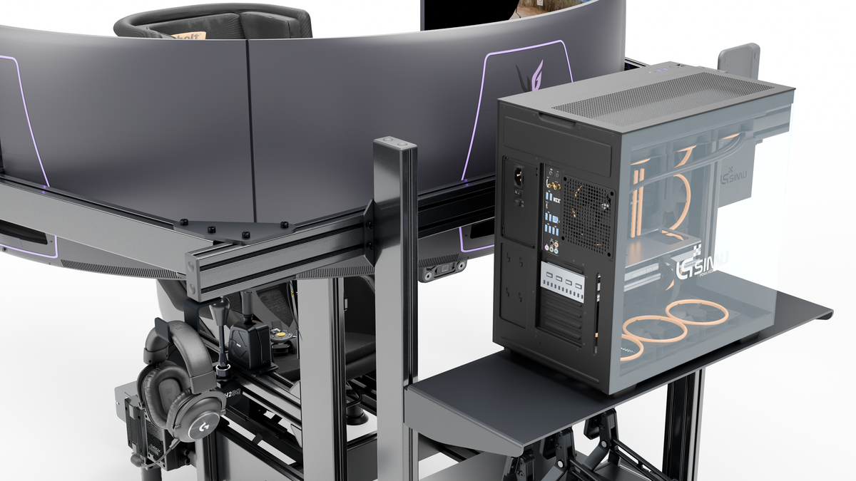 Simulateur Rallye LP5 MOTION — equipements arriere