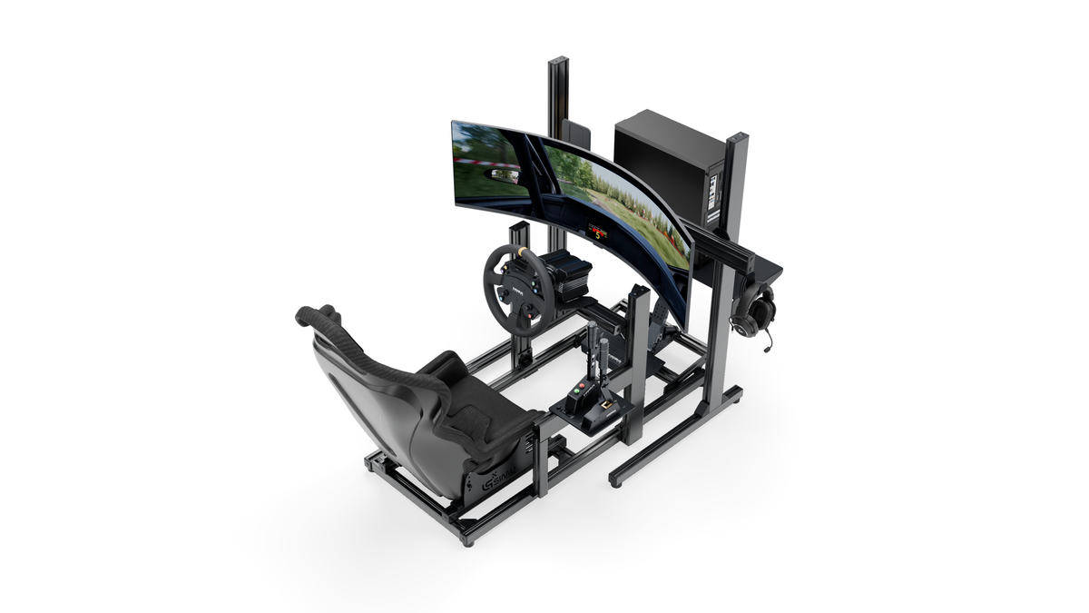 LPSIMU LP1 Rally simulator, right overhead view