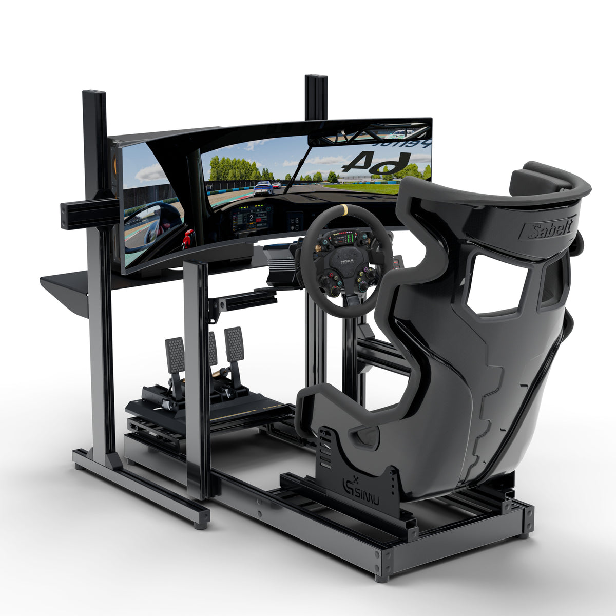 Simulateur de pilotage LPSIMU LP2, vue d’ensemble gauche