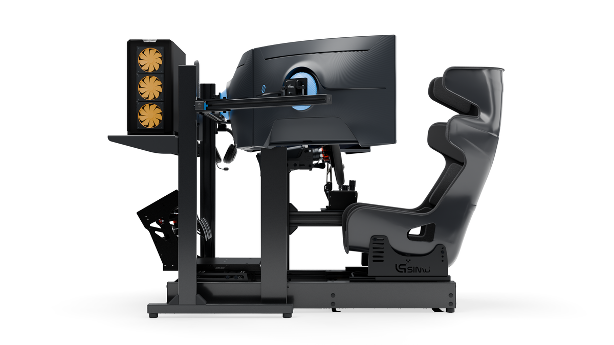 Simulateur LP3 EVO RALLYE — Profil gauche