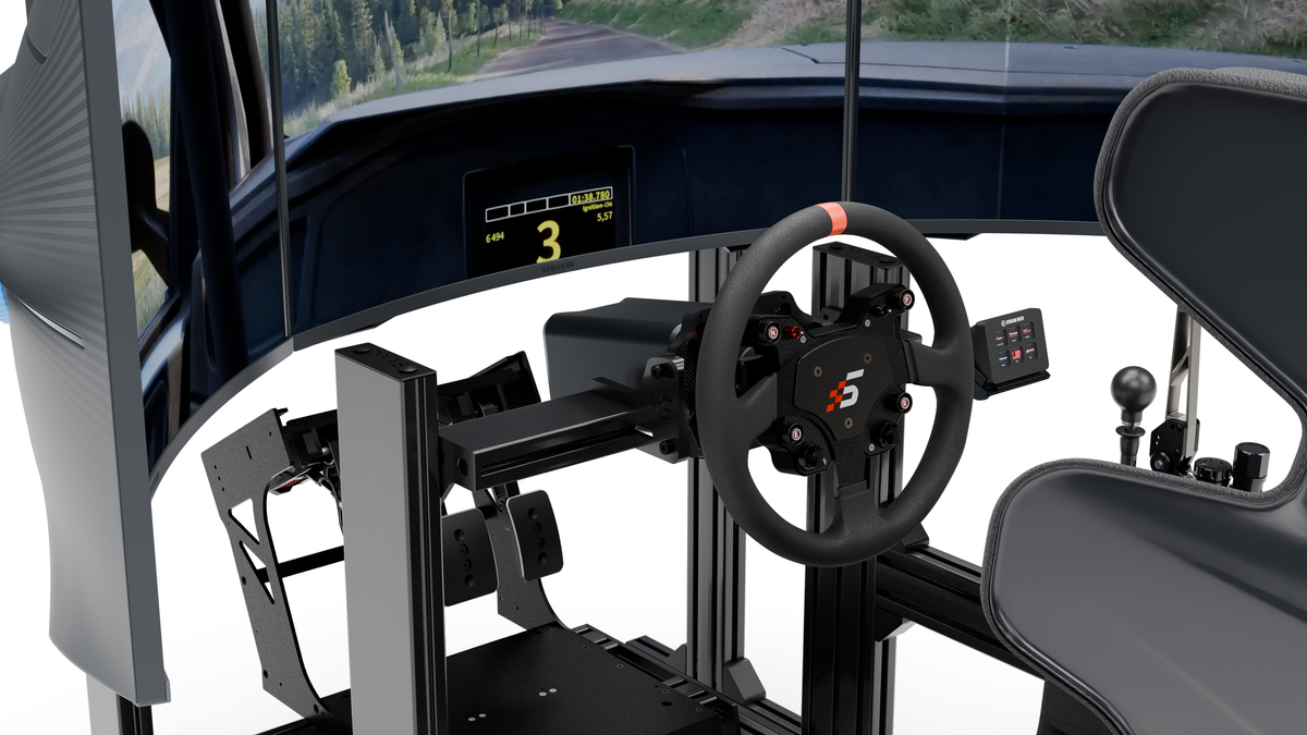 Simulateur LP3 EVO RALLYE — Commandes gauche