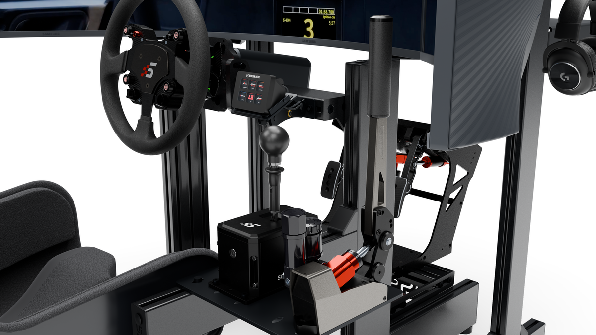 Simulateur LP3 EVO RALLYE — Levier frein main