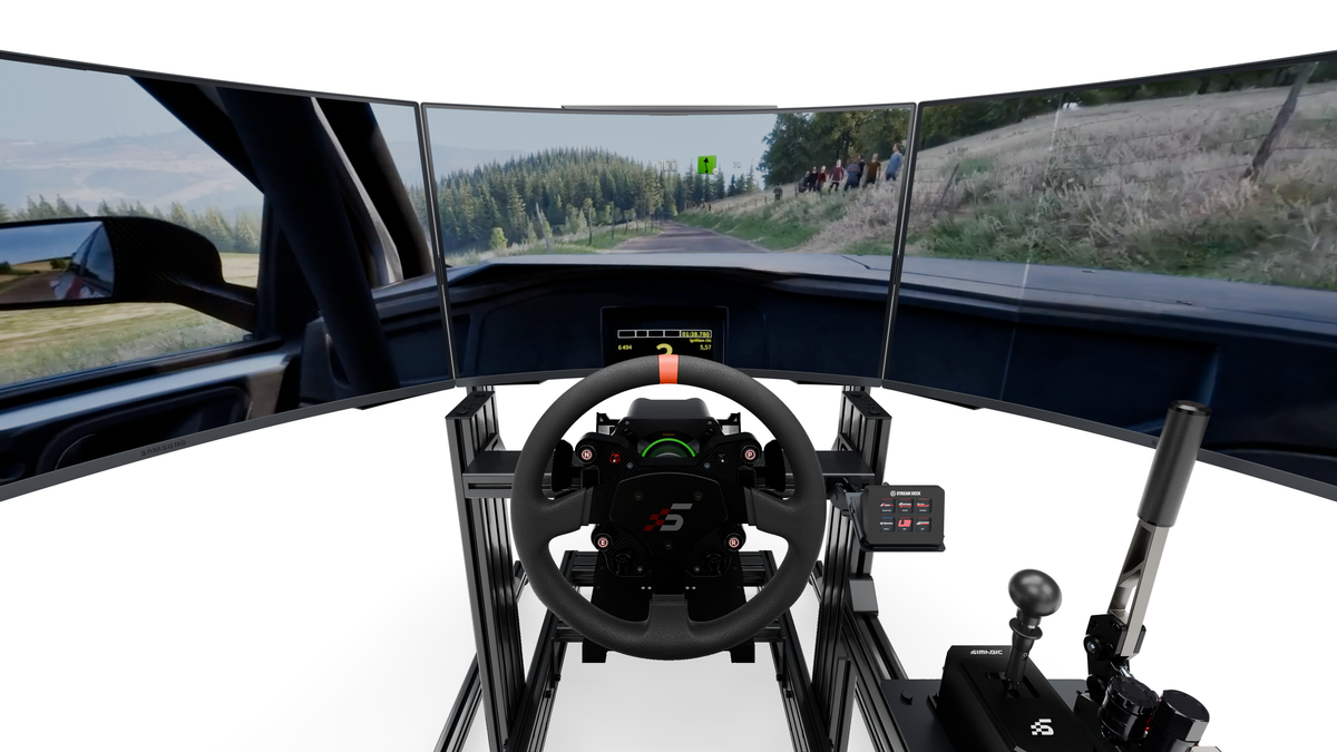 Simulateur LP3 EVO RALLYE — POV pilote