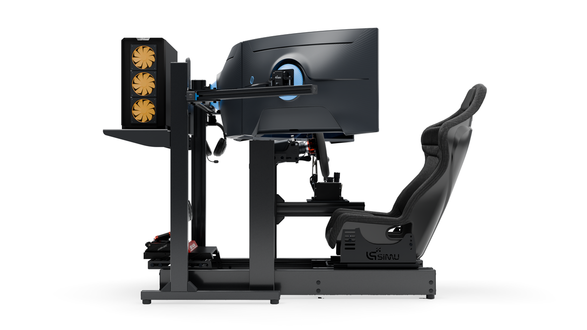 Simulateur LP3 RALLYE — Profil gauche