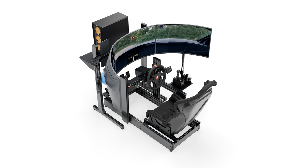 Simulateur LP3 RALLYE — Plongee gauche