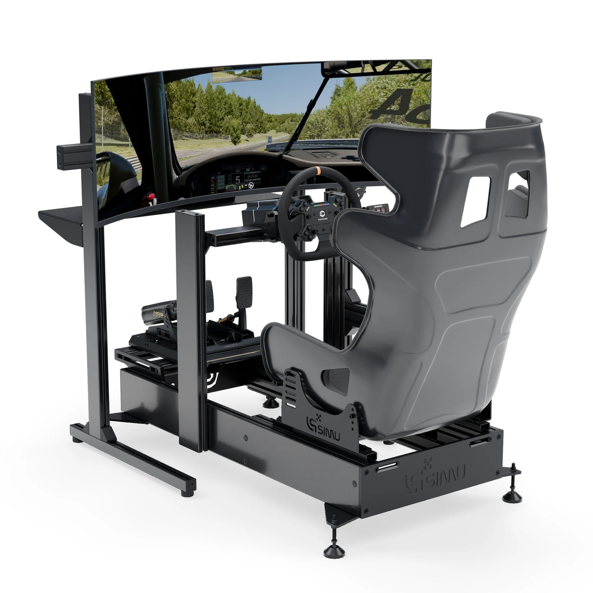 LPSIMU LP4 GT racing simulator, overall view from the left
