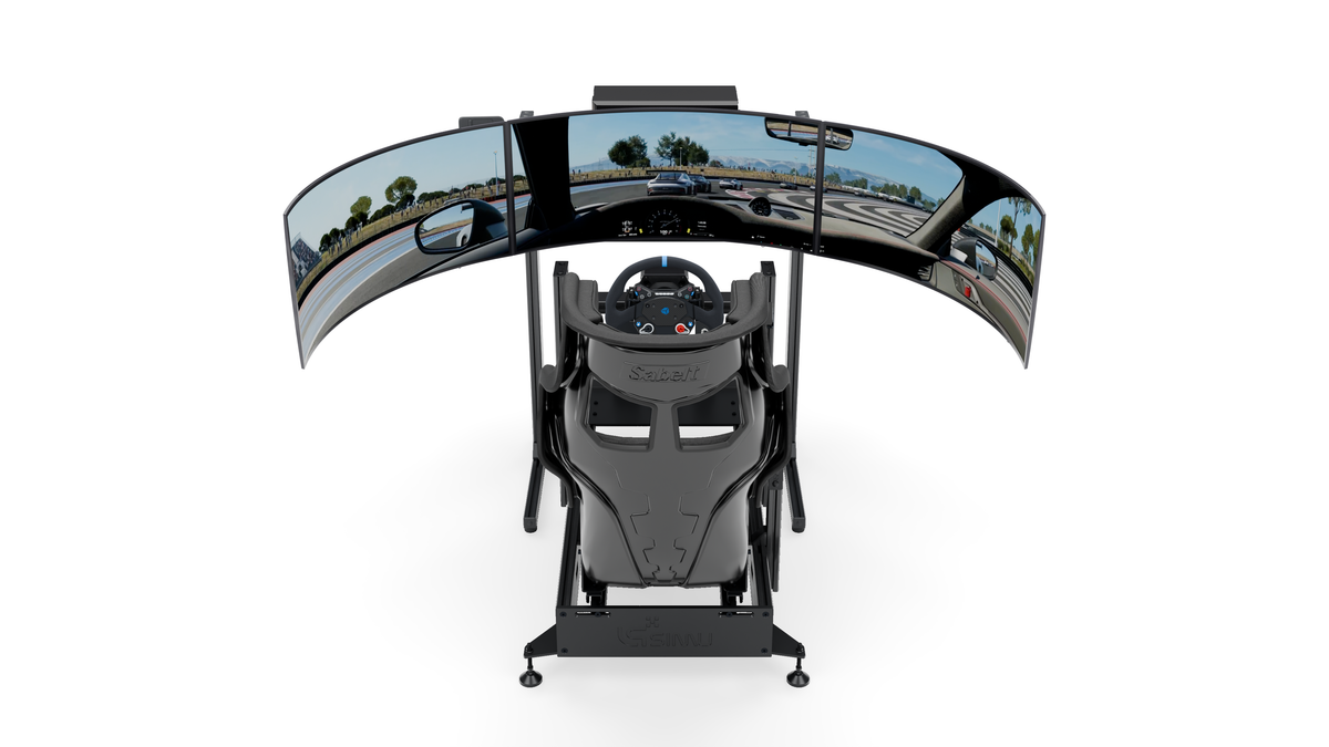 Simulateur GT LPSIMU LP4 GT PRO, vue arrière