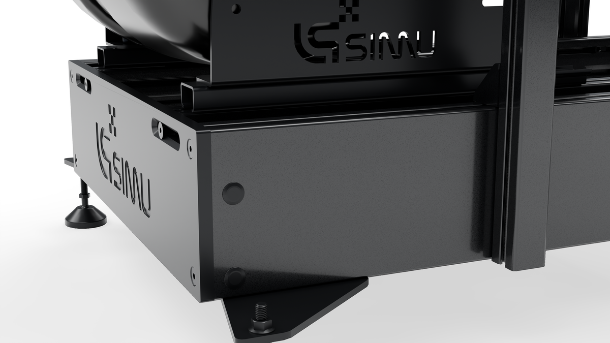 Simulateur GT LPSIMU LP4 GT PRO, fixations du siège