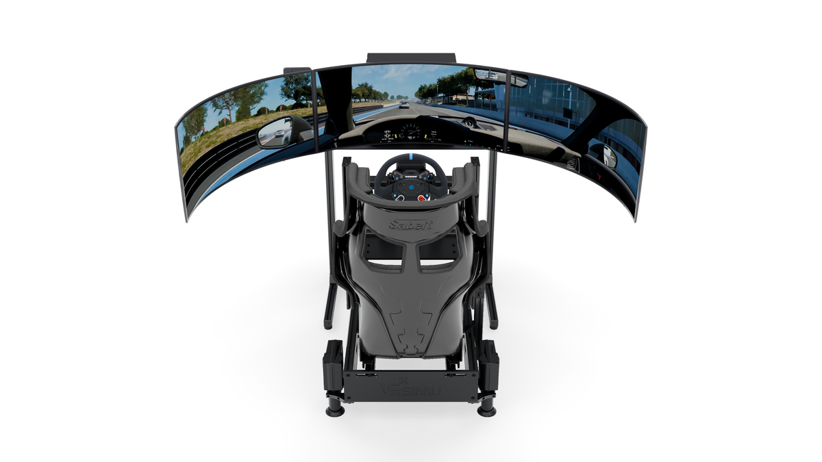 Simulateur GT LPSIMU LP4 GT PRO MOTION, vue arrière