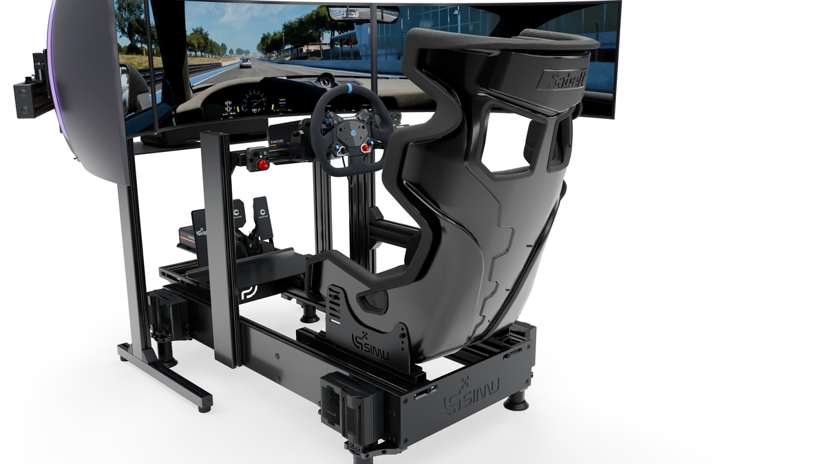 Simulateur GT LPSIMU LP4 GT PRO MOTION, siège côté droit