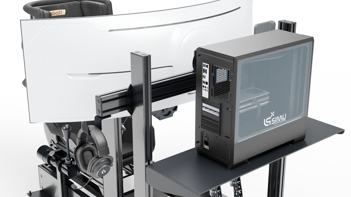 Simulateur Rallye LP4 — Equipements arriere