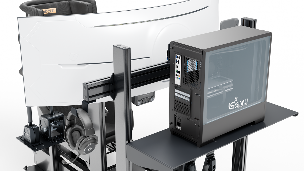 Simulateur Rallye LP4 EVO — equipements arriere