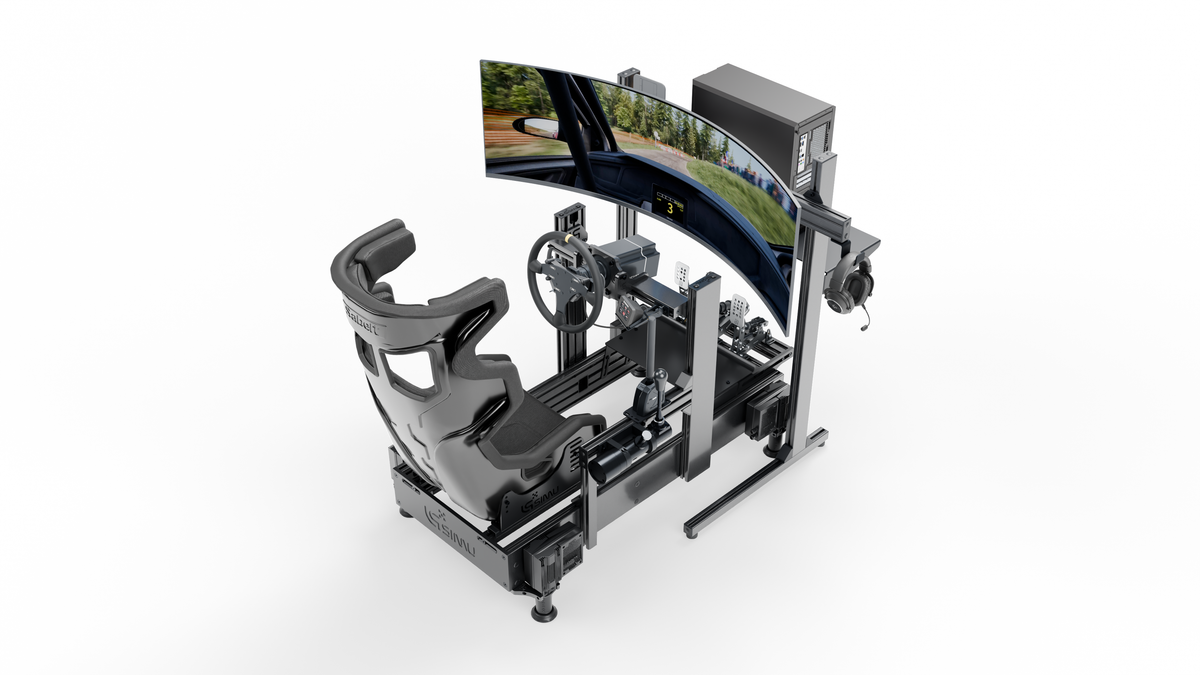 Simulateur LP4 RALLYE MOTION — Plongee droite