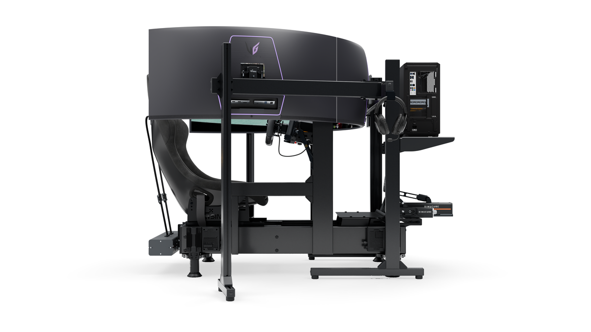 Simulateur de pilotage GT LPSIMU LP5 MOTION, profil droit