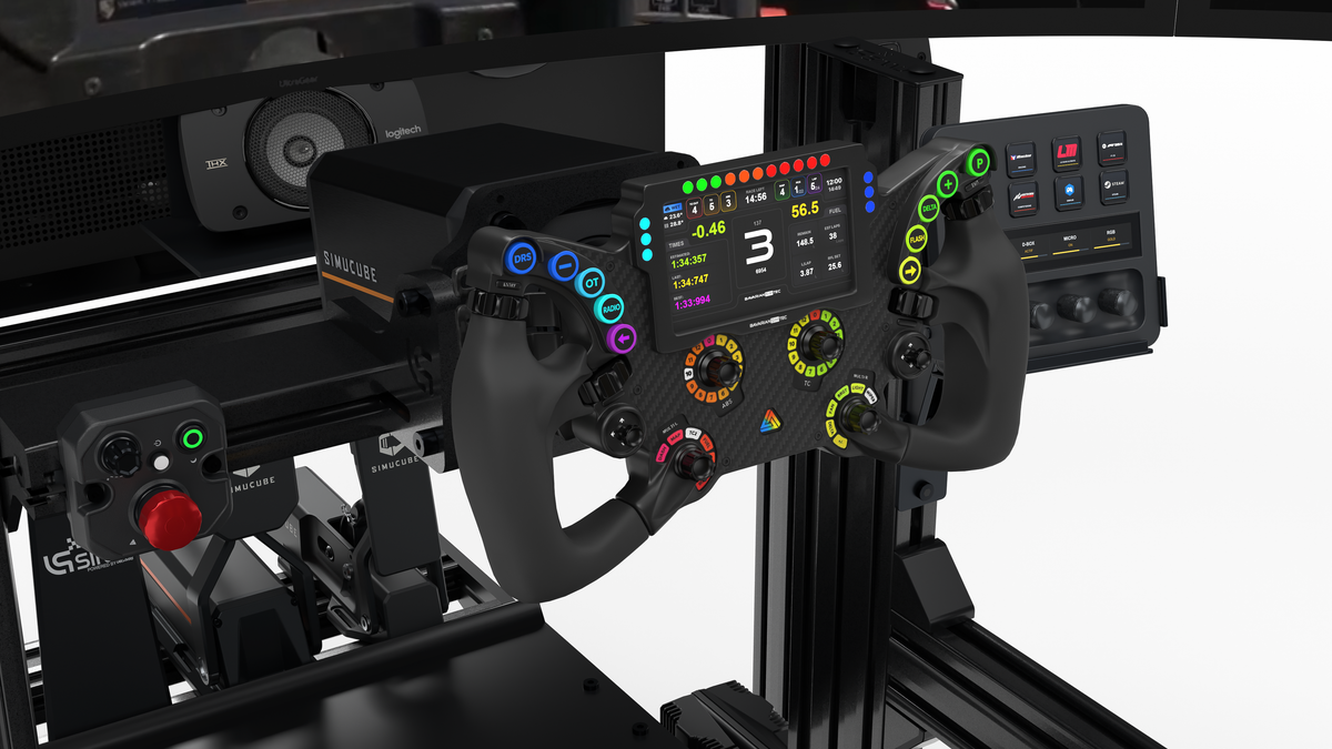 Simulateur de pilotage GT LPSIMU LP6 GT MOTION, commandes côté gauche