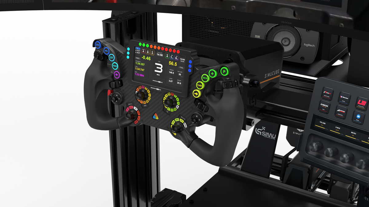 Simulateur de pilotage GT LPSIMU LP6 GT MOTION, commandes côté droit