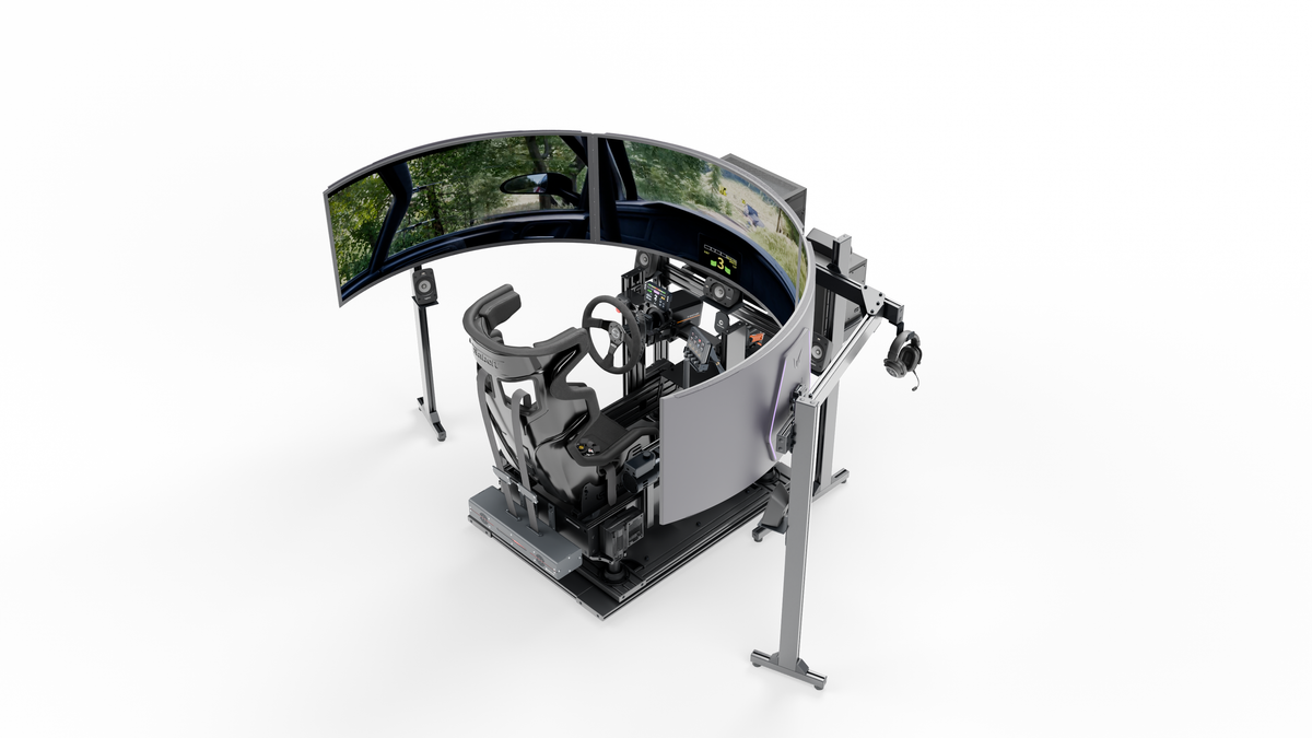 Simulateur Rallye LP6 MOTION — plongee droite
