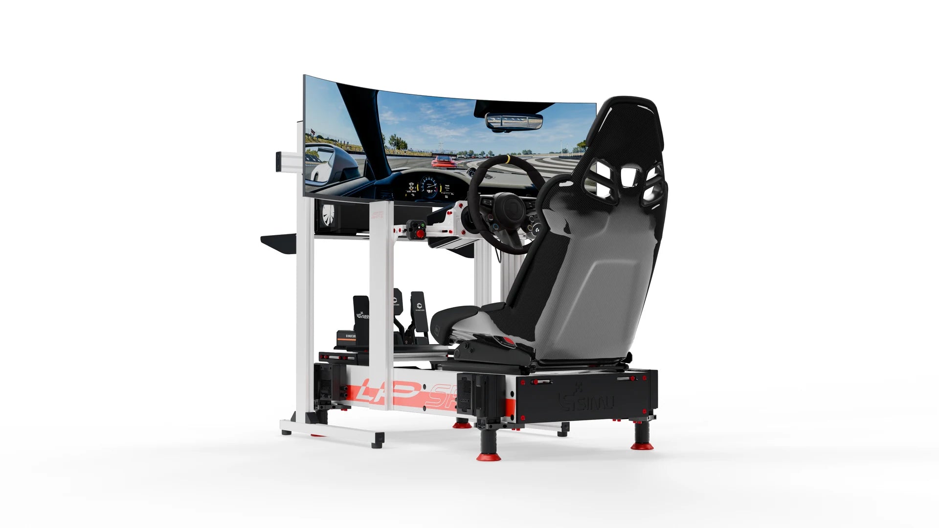Custom LPSR simulator with bespoke paint, graphics and seat