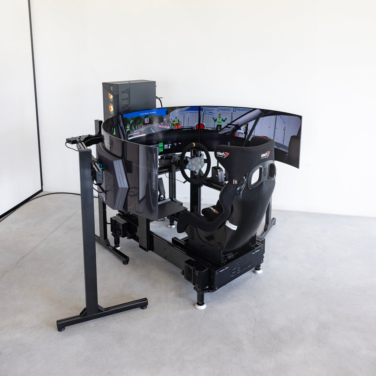 Simulateur de pilotage conçu et assemblé par LPSIMU