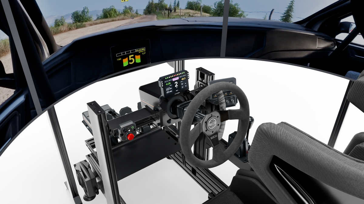 Simulateur Rallye LP5 MOTION — commandes gauche