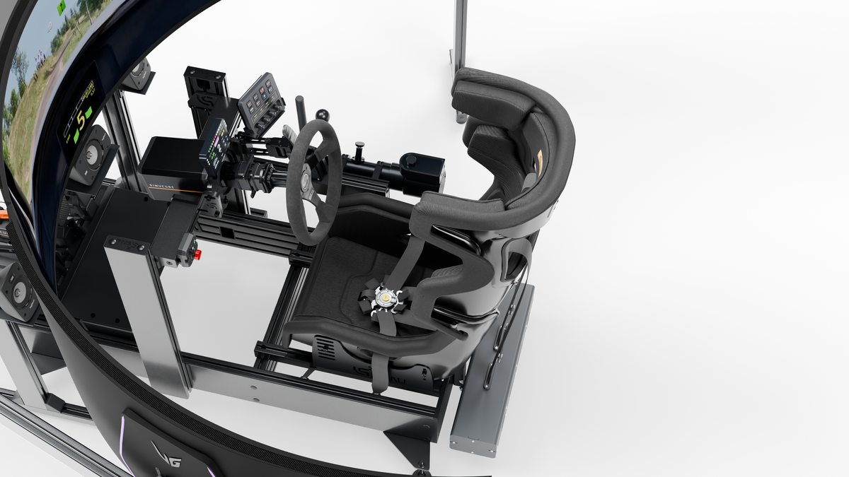 Simulateur Rallye LP6 — Siège Sabelt côté gauche