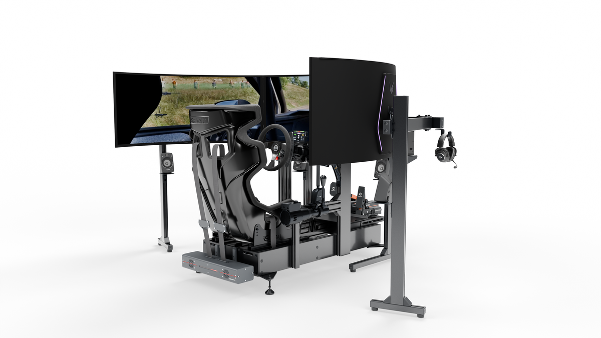 Simulateur Rallye LP6 — Vue basse côté droit