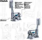 Pédalier ProPedal GT MKII - 3 pedal set Simtrecs