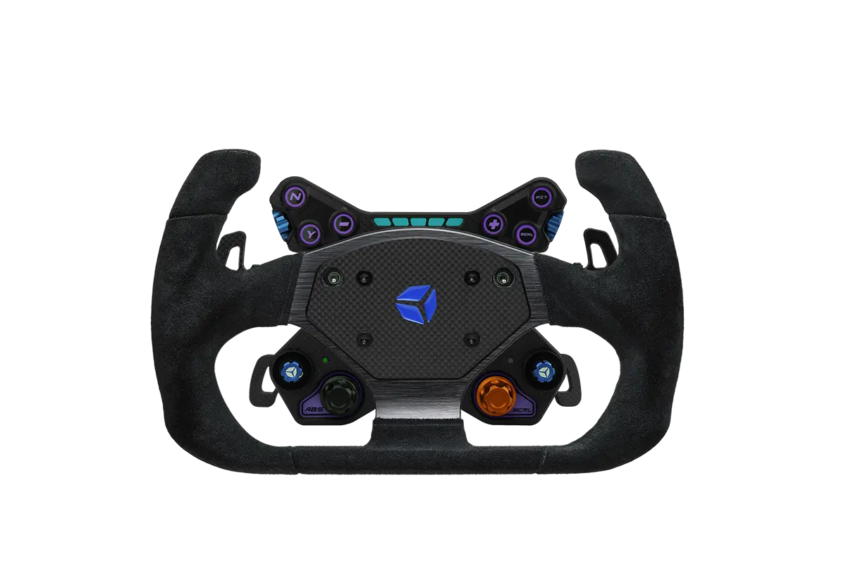 Volant Sim Racing Cube Controls GT PRO V2 - Reparto Corse Zero Suede - Noir Cube controls