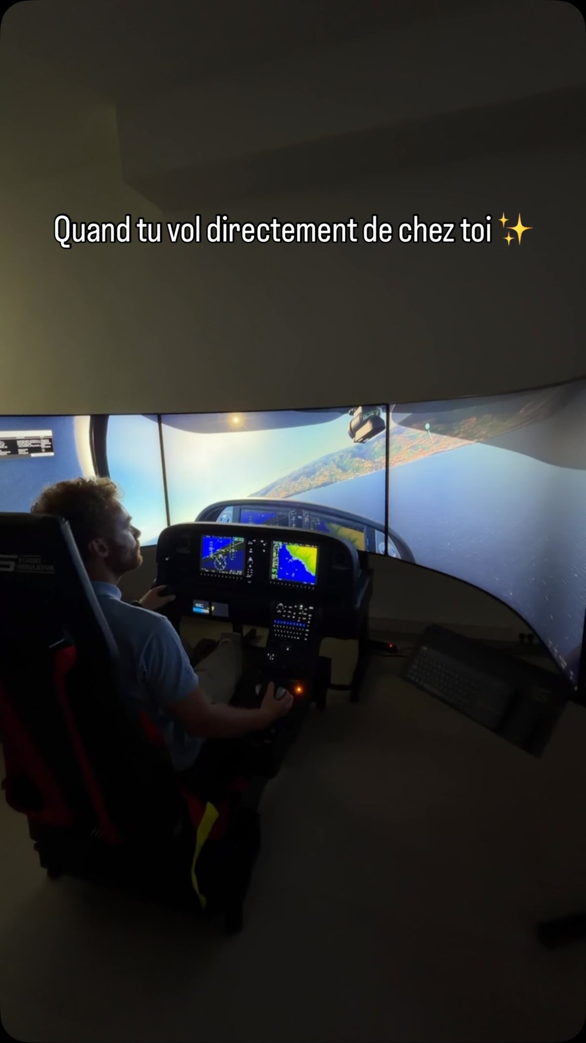 Le vol depuis chez soi.