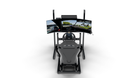 Simulateur de pilotage LPSIMU LP1, vue arrière du poste de conduite