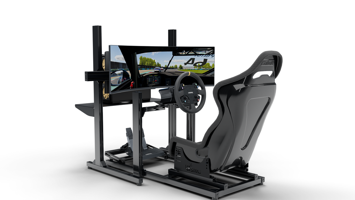 Simulateur de pilotage LPSIMU LP1, vue d’ensemble rapprochée gauche