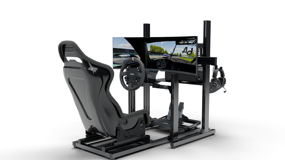 Simulateur de pilotage LPSIMU LP1, vue d’ensemble rapprochée droite