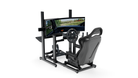 LPSIMU LP1 Rally simulator, overall view of the rally cockpit from the left