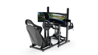 LPSIMU LP1 Rally simulator, overall view of the rally cockpit from the right