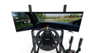LPSIMU LP1 Rally simulator, driver's view