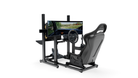 LPSIMU LP1 Rally simulator, low-angle view from the left