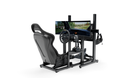 LPSIMU LP1 Rally simulator, low-angle view from the right