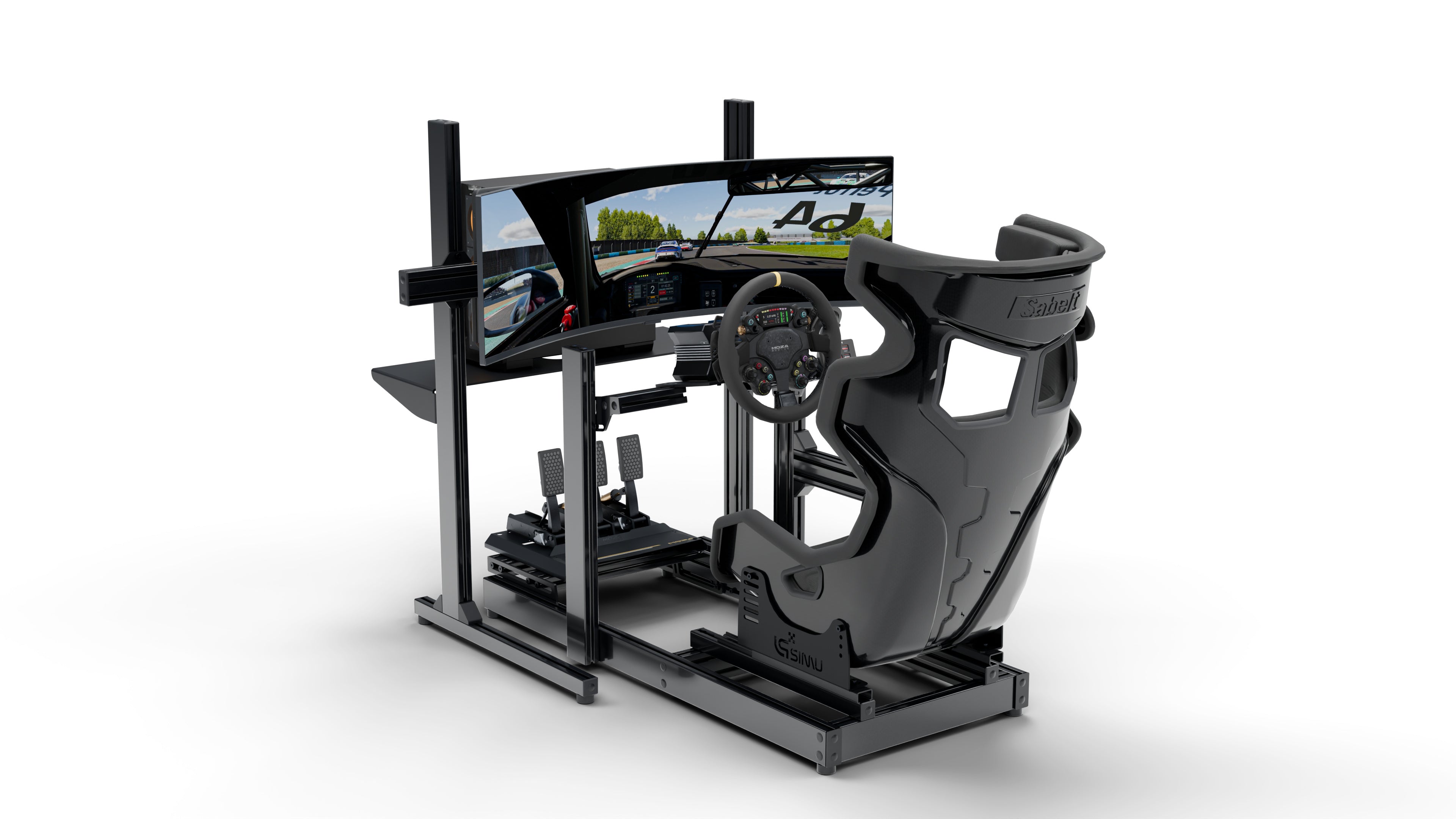 Simulateur de pilotage LPSIMU LP2, vue d’ensemble gauche