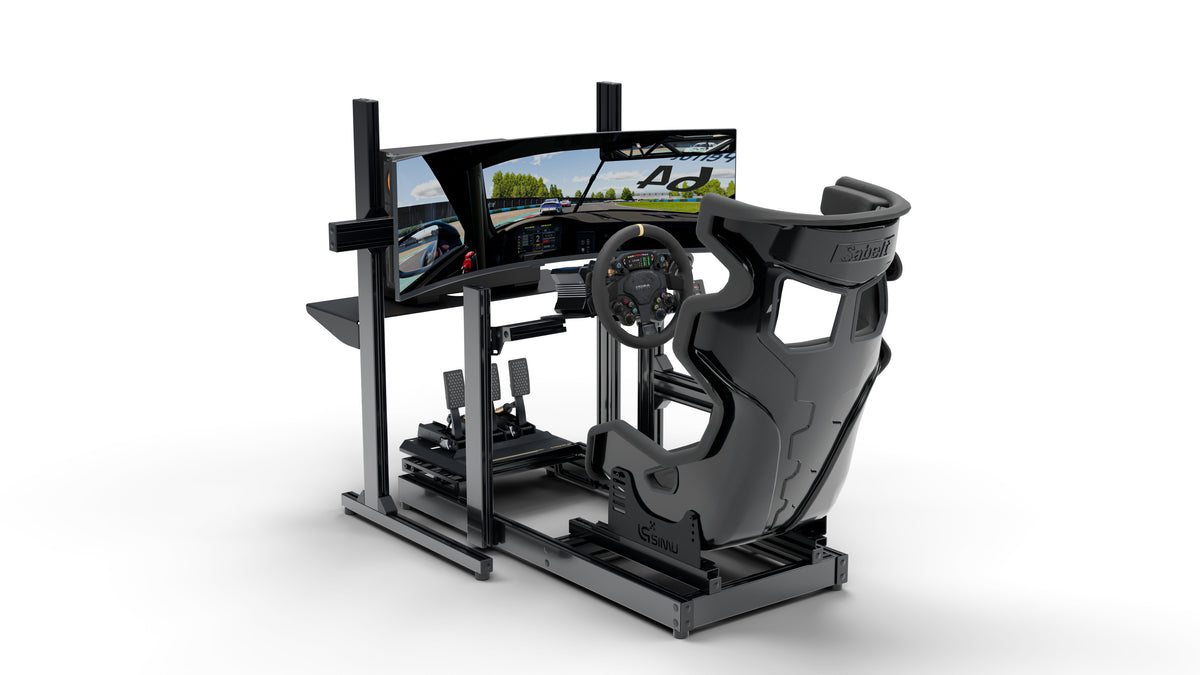 Simulateur de pilotage LPSIMU LP2, vue d’ensemble gauche