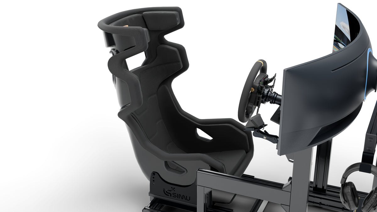 Simulateur de pilotage LPSIMU LP2, siège Sabelt SRX-1, vue droite