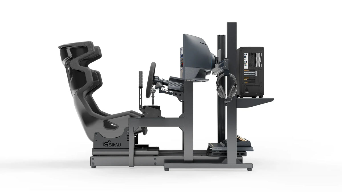LPSIMU LP2 drift racing simulator, right side view