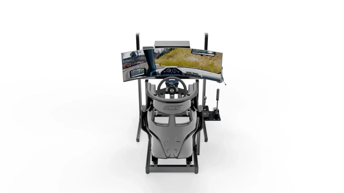 LPSIMU LP2 drift racing simulator, rear view