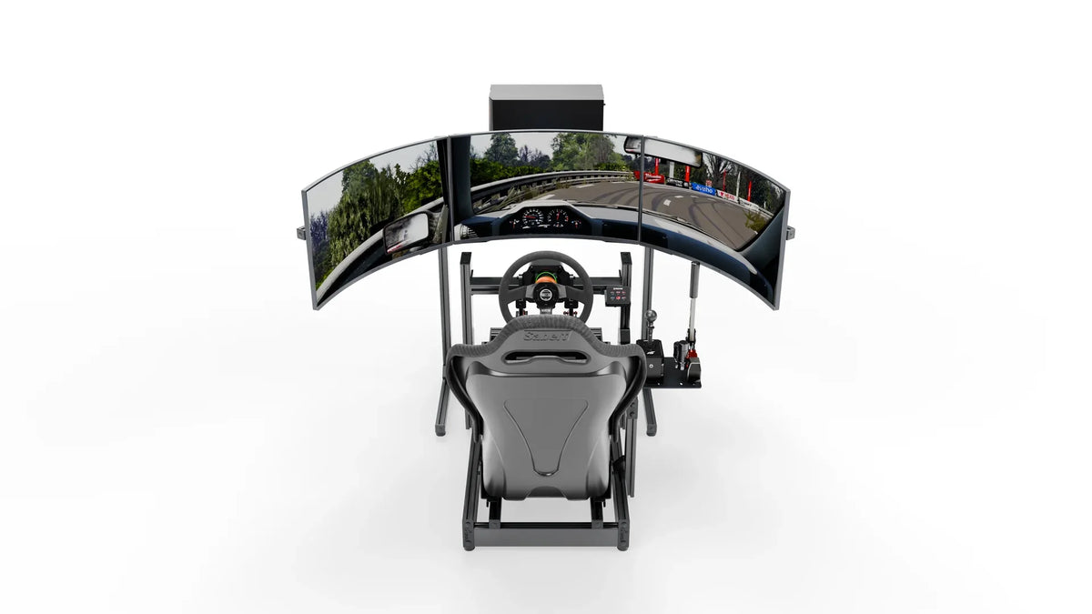 LPSIMU LP3 drift racing simulator, rear view