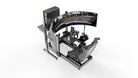 LPSIMU LP3 drift racing simulator, high angle left view