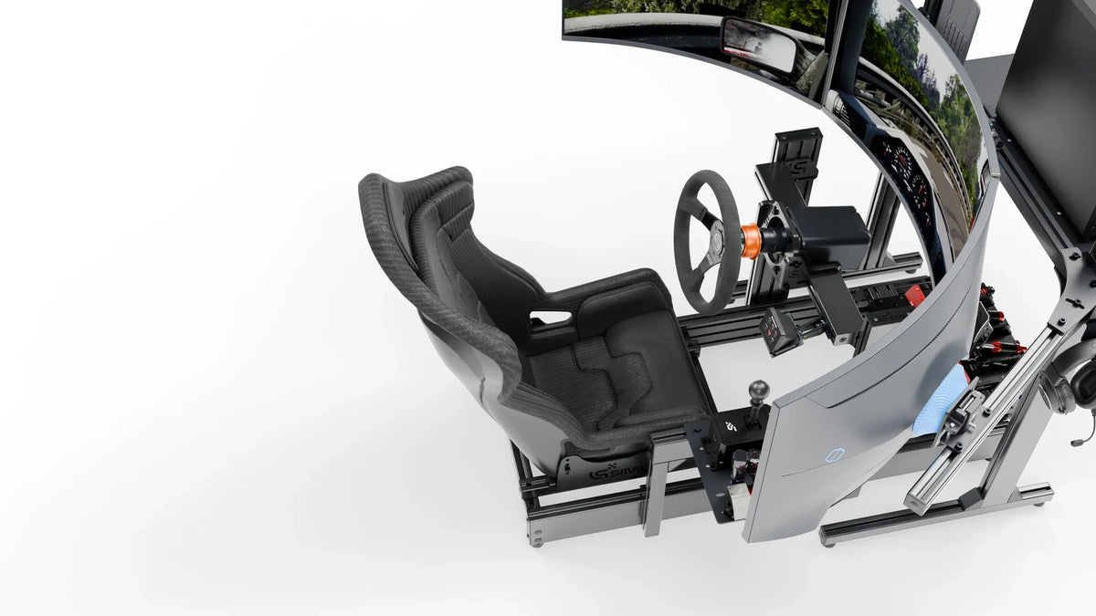 LPSIMU LP3 drift racing simulator, seat from the right