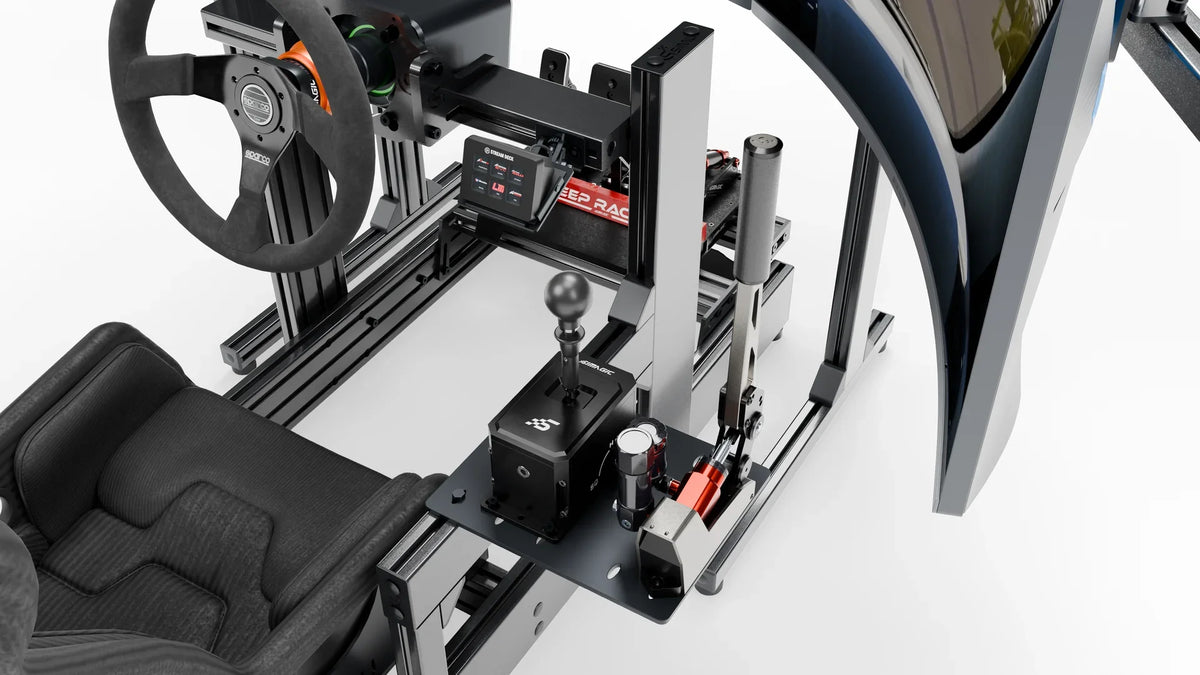 Simagic DS-8X H/SQ shifter and Simagic TB-RS hydraulic handbrake on the LP3 Drift