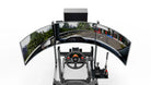 LPSIMU LP3 drift racing simulator, onboard display and cockpit