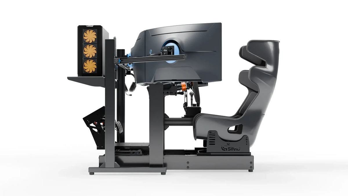LPSIMU 3 chassis and Sabelt GT-PAD seat on the LP3 EVO Drift