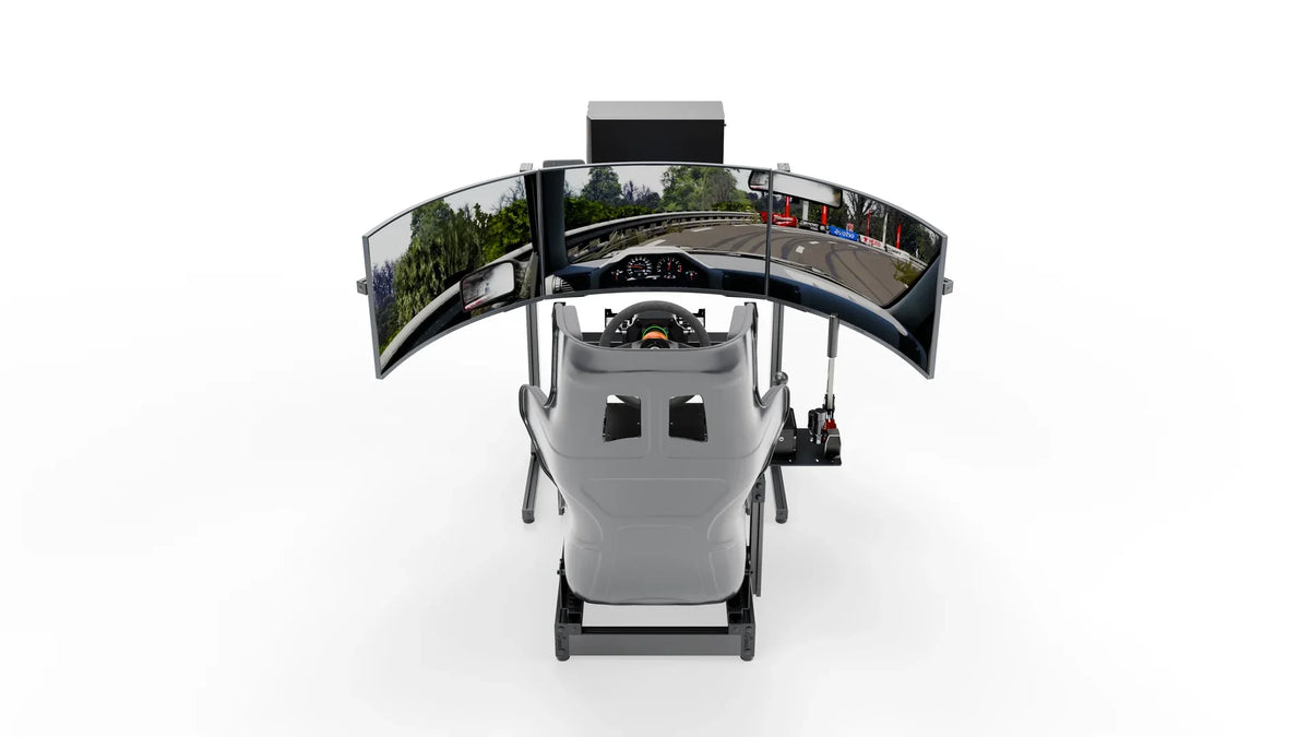 LPSIMU LP3 EVO drift racing simulator, rear view
