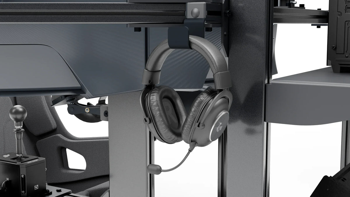 LPSIMU LP3 EVO drift racing simulator, seat close-up